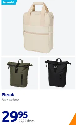 Plecak promocja w Action