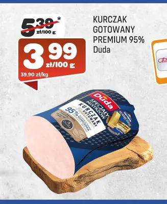 Kurczak gotowany premium 95% Duda promocja w Społem Praga