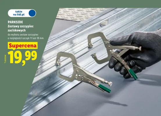Zestawy szczypiec zaciskowych promocja w Lidl