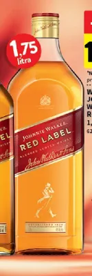 Whisky Johnnie Walker Red Label promocja w Intermarche