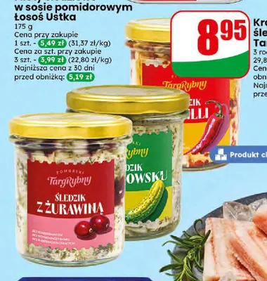 Krajanka śledziowa Targ Rybny promocja w Dino
