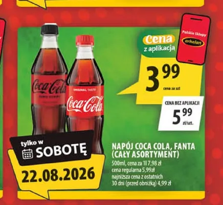 Napój gazowany Fanta promocja w Arhelan