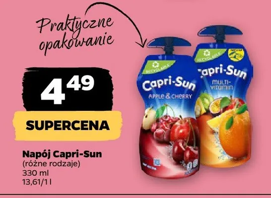 Napój różne rodzaje promocja w Netto