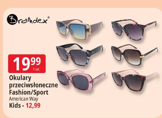 Okulary przeciwsłoneczne Kids promocja w Leclerc