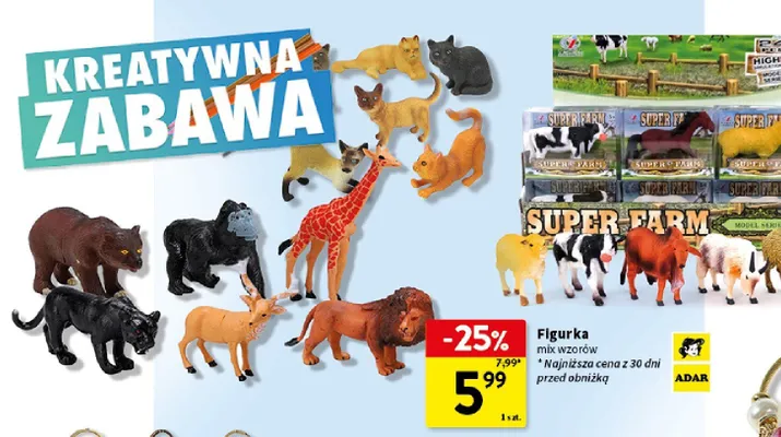 Figurka zwierzątko Adar promocja w Intermarche