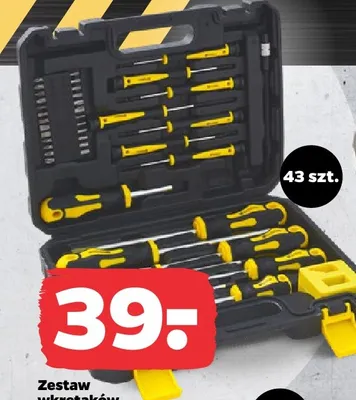 Zestaw wkrętaków i bitów Techliner promocja w Netto