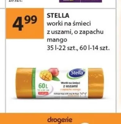 Worki na śmieci z uszami Stella Mango promocja w Drogerie Laboo