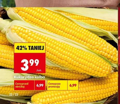 Kukurydza kolba promocja w Biedronka
