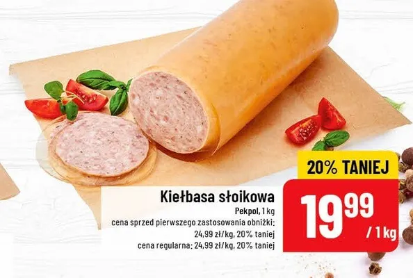 Kiełbasa stołkowa promocja w POLOmarket