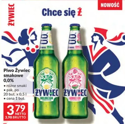 Piwo Żywiec smakowe 0,0% różne smaki promocja w Makro