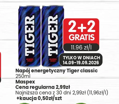 Napój energetyczny Tiger Classic promocja w Market Point