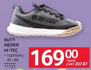 Buty męskie HI-TEC rozmiary 41-46 promocja w Selgros