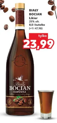 Likier Biały Bocian Kawówka 25% alk. promocja w Kaufland