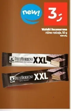 Wafelki Decomorreno XXL o smaku śmietankowym promocja w Dealz