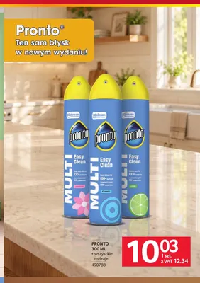 Spray do czyszczenia powierzchni Pronto promocja w Selgros