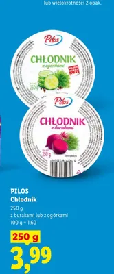 Chłodnik Pilos z ogórkami promocja w Lidl