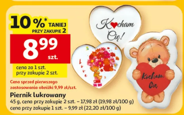 Piernik lukrowany promocja w Auchan