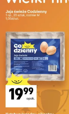 Jaja świeże Codzienny promocja w Delikatesy Centrum