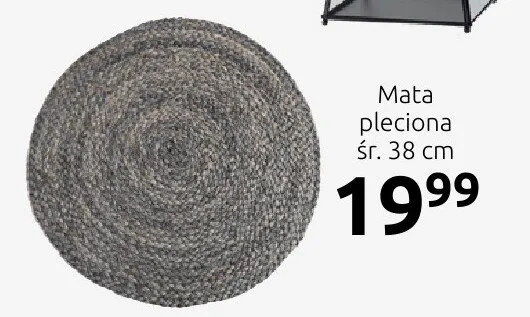 Mata pleciona śr. 38cm promocja w Black Red White