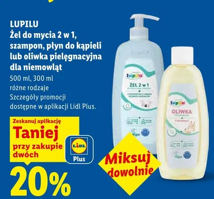 Żel do mycia 2 w 1 Lupilu promocja w Lidl