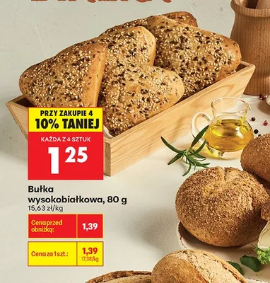 Bułka wysokobiałkowa promocja w Biedronka