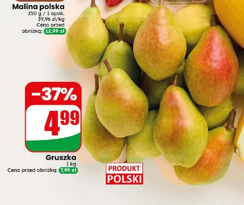 Gruszki promocja w Dino