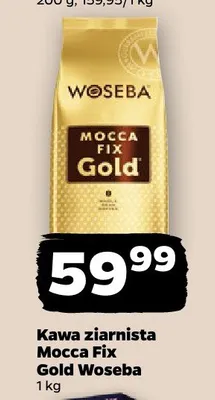 Kawa ziarnista Mocca Fix Gold Woseba promocja w Netto