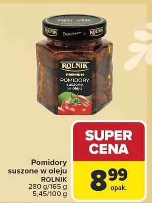 Pomidory suszone w oleju promocja w Carrefour