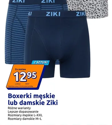 Bokserki męskie Ziki promocja w Action