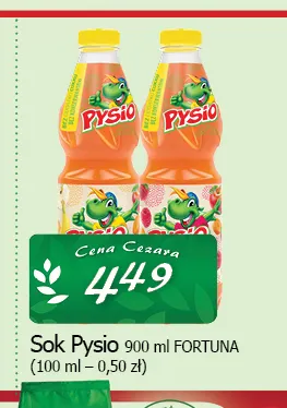 Sok Pysio promocja w CEZAR Delikatesy