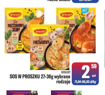 Sos w proszku Winiary promocja w Tomi Markt