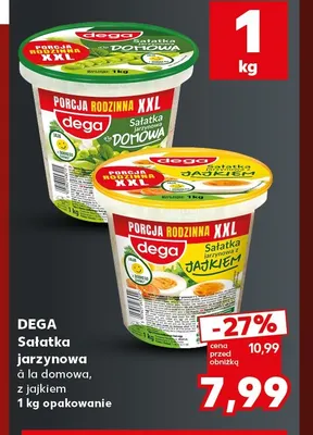 Sałatka jarzynowa à la domowa Dega promocja w Kaufland