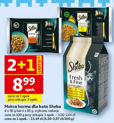 Mokra karma dla kota Sheba Nature's Collection promocja w Auchan