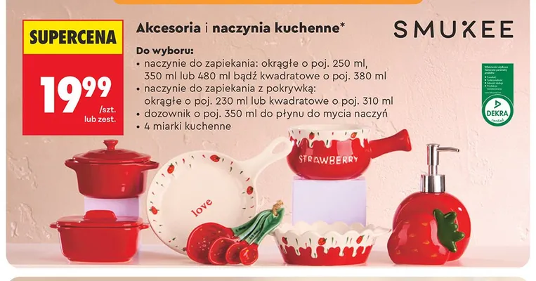 Naczynie do zapiekania okrągłe Smukee 250 ml promocja w Biedronka