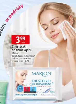 Chusteczki do demakijażu Marion promocja w Leclerc