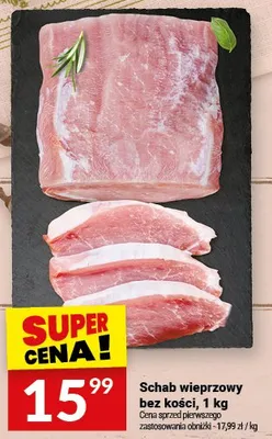 Schab wieprzowy bez kości promocja w Twój Market