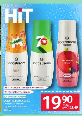 Syrop Sodastream Mirinda promocja w Selgros