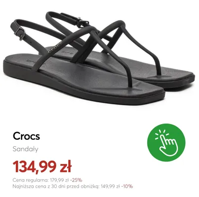 Sandały Crocs promocja w eobuwie.pl