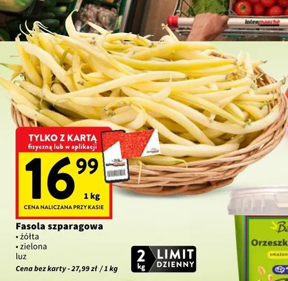 Fasola szparagowa żółta promocja w Intermarche