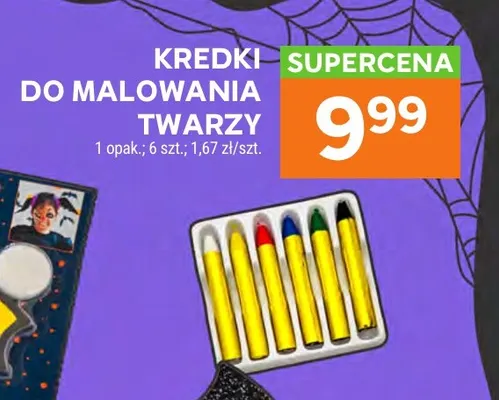 Kredki do malowania twarzy promocja w Stokrotka