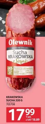 Krakowska sucha Olewnik 320 g promocja w Selgros