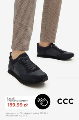 Sneakersy skórzane Lasocki promocja w CCC