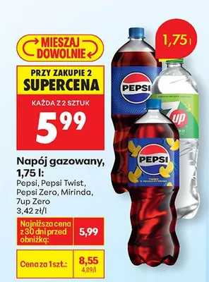 Napój gazowany Mirinda 1,75 l promocja w Biedronka