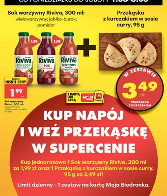 Przekąska z kurczakiem w sosie curry promocja w Biedronka