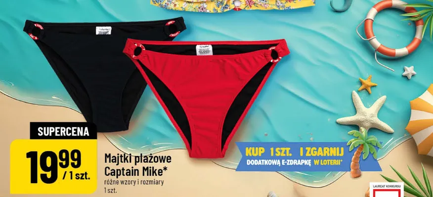 Majtki plażowe Captain Mike promocja w POLOmarket