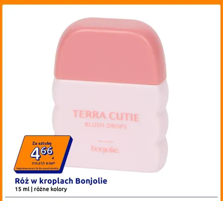 Róż w kroplach Bonjolie promocja w Action