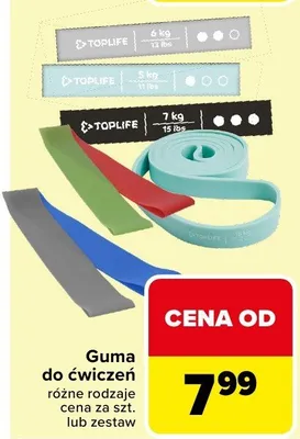 Guma do ćwiczeń promocja w Carrefour