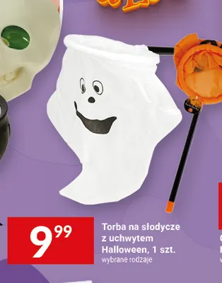 Torba na słodycze z uchwytem Halloween promocja w Twój Market