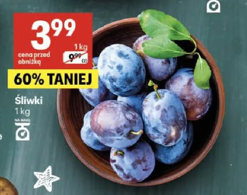 Śliwki promocja w Delikatesy Centrum