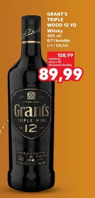 Whisky Triple Wood 12 YO promocja w Kaufland